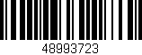 Código de barras (EAN, GTIN, SKU, ISBN): '48993723'