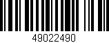 Código de barras (EAN, GTIN, SKU, ISBN): '49022490'