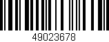 Código de barras (EAN, GTIN, SKU, ISBN): '49023678'