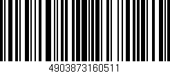 Código de barras (EAN, GTIN, SKU, ISBN): '4903873160511'