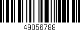 Código de barras (EAN, GTIN, SKU, ISBN): '49056788'