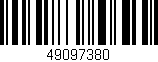 Código de barras (EAN, GTIN, SKU, ISBN): '49097380'