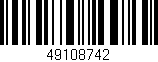 Código de barras (EAN, GTIN, SKU, ISBN): '49108742'