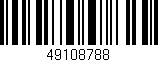 Código de barras (EAN, GTIN, SKU, ISBN): '49108788'