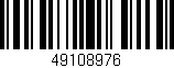 Código de barras (EAN, GTIN, SKU, ISBN): '49108976'