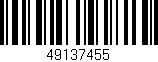 Código de barras (EAN, GTIN, SKU, ISBN): '49137455'