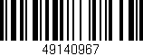 Código de barras (EAN, GTIN, SKU, ISBN): '49140967'