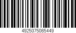 Código de barras (EAN, GTIN, SKU, ISBN): '4925075065449'