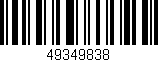 Código de barras (EAN, GTIN, SKU, ISBN): '49349838'