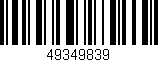 Código de barras (EAN, GTIN, SKU, ISBN): '49349839'