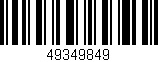 Código de barras (EAN, GTIN, SKU, ISBN): '49349849'
