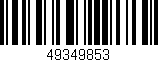 Código de barras (EAN, GTIN, SKU, ISBN): '49349853'