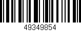 Código de barras (EAN, GTIN, SKU, ISBN): '49349854'