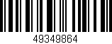Código de barras (EAN, GTIN, SKU, ISBN): '49349864'