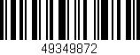 Código de barras (EAN, GTIN, SKU, ISBN): '49349872'