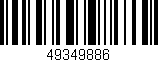 Código de barras (EAN, GTIN, SKU, ISBN): '49349886'