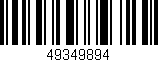 Código de barras (EAN, GTIN, SKU, ISBN): '49349894'