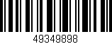 Código de barras (EAN, GTIN, SKU, ISBN): '49349898'