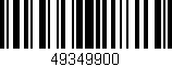 Código de barras (EAN, GTIN, SKU, ISBN): '49349900'