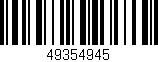 Código de barras (EAN, GTIN, SKU, ISBN): '49354945'