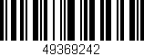 Código de barras (EAN, GTIN, SKU, ISBN): '49369242'