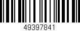 Código de barras (EAN, GTIN, SKU, ISBN): '49397841'