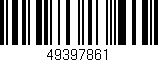 Código de barras (EAN, GTIN, SKU, ISBN): '49397861'