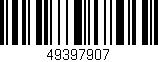 Código de barras (EAN, GTIN, SKU, ISBN): '49397907'