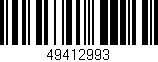 Código de barras (EAN, GTIN, SKU, ISBN): '49412993'