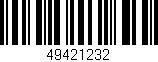 Código de barras (EAN, GTIN, SKU, ISBN): '49421232'