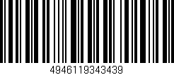 Código de barras (EAN, GTIN, SKU, ISBN): '4946119343439'