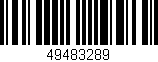 Código de barras (EAN, GTIN, SKU, ISBN): '49483289'