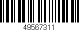 Código de barras (EAN, GTIN, SKU, ISBN): '49567311'
