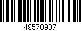 Código de barras (EAN, GTIN, SKU, ISBN): '49578937'