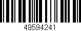 Código de barras (EAN, GTIN, SKU, ISBN): '49594241'