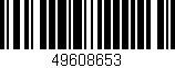 Código de barras (EAN, GTIN, SKU, ISBN): '49608653'