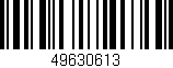 Código de barras (EAN, GTIN, SKU, ISBN): '49630613'