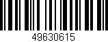 Código de barras (EAN, GTIN, SKU, ISBN): '49630615'