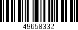 Código de barras (EAN, GTIN, SKU, ISBN): '49658332'