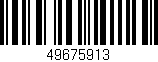 Código de barras (EAN, GTIN, SKU, ISBN): '49675913'