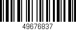 Código de barras (EAN, GTIN, SKU, ISBN): '49676837'