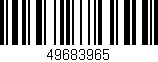 Código de barras (EAN, GTIN, SKU, ISBN): '49683965'