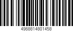 Código de barras (EAN, GTIN, SKU, ISBN): '4968814801458'