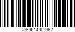 Código de barras (EAN, GTIN, SKU, ISBN): '4968814803667'