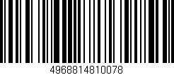 Código de barras (EAN, GTIN, SKU, ISBN): '4968814810078'
