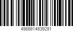 Código de barras (EAN, GTIN, SKU, ISBN): '4968814839291'