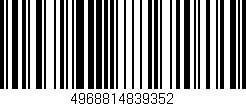 Código de barras (EAN, GTIN, SKU, ISBN): '4968814839352'