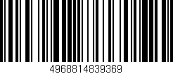 Código de barras (EAN, GTIN, SKU, ISBN): '4968814839369'
