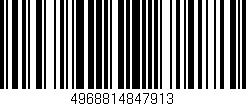 Código de barras (EAN, GTIN, SKU, ISBN): '4968814847913'