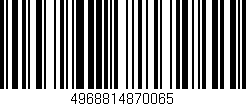 Código de barras (EAN, GTIN, SKU, ISBN): '4968814870065'